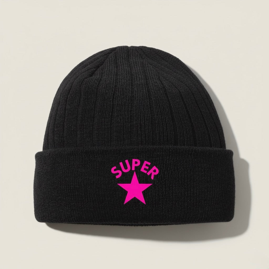JHONNY - Beanie Unisex in Maglia con Fodera Thinsulate™ – Nero Classico G1016