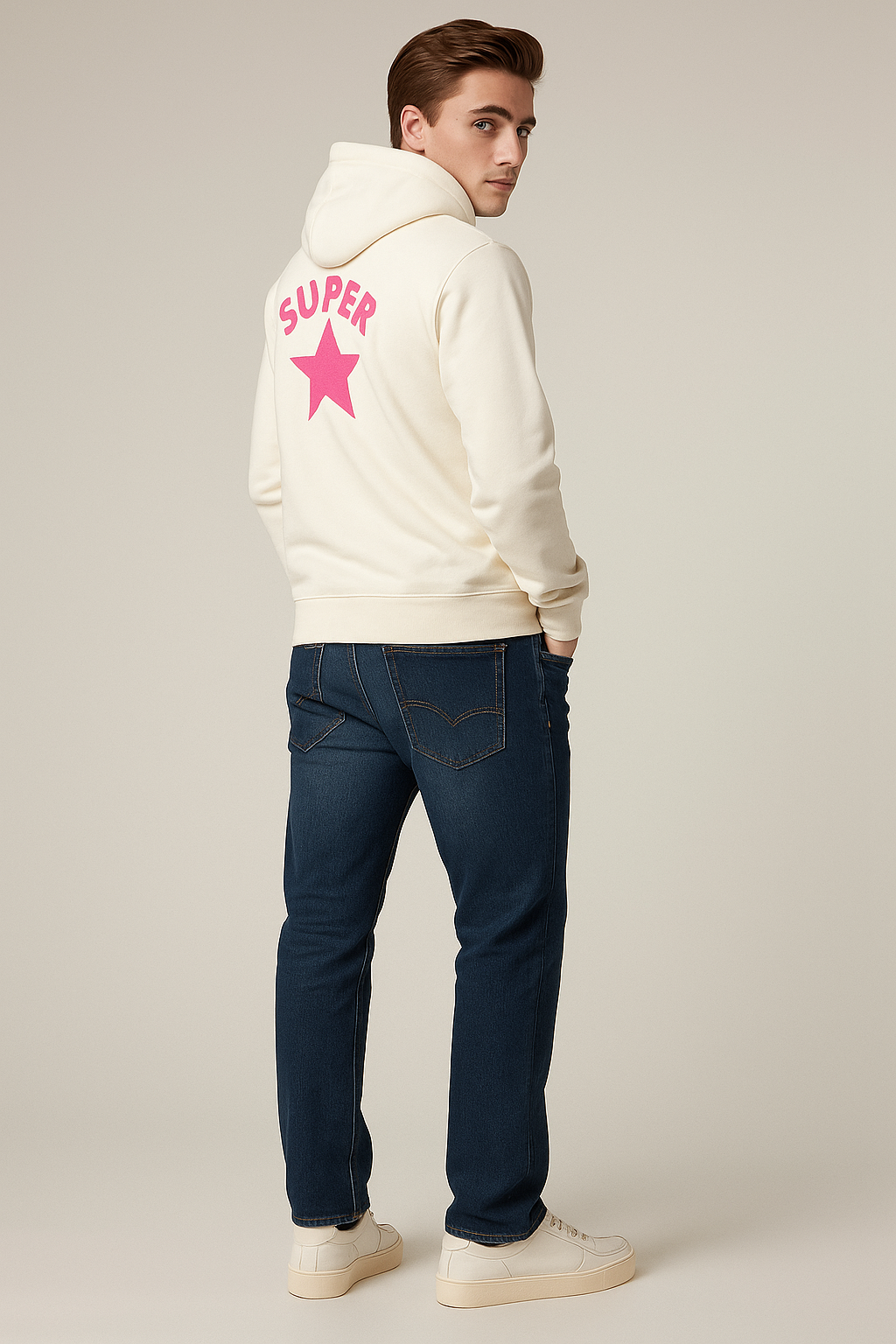 TOM - Felpa Uomo con cappuccio G1012U