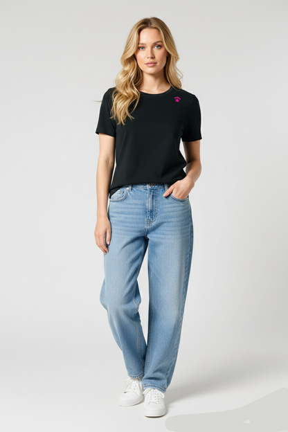 FRANK - T-shirt Donna in Maglia – Fit Morbido G1015 - SUPERSTARS SHOP